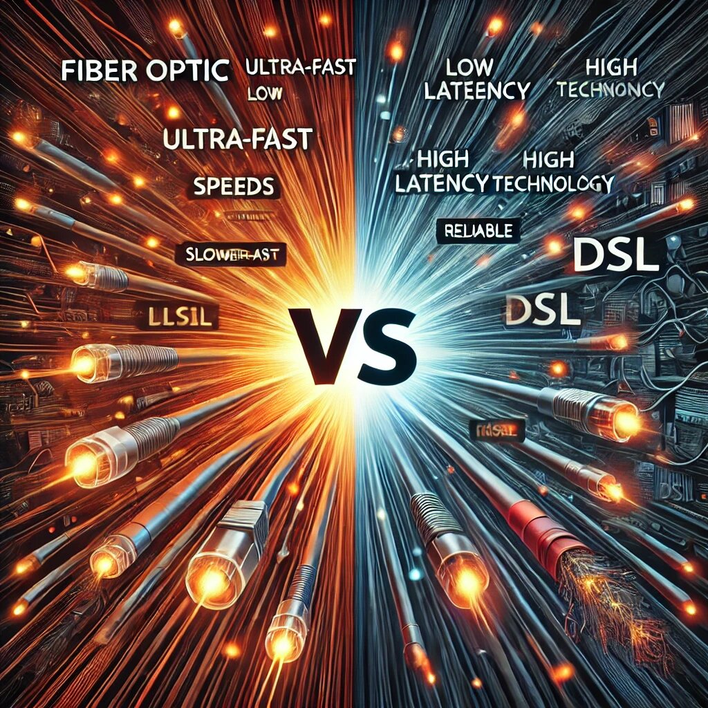 Fibra óptica vs DSL